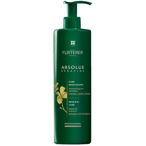 Rene Furterer Absolue Keratine Renewal Care Repairing Shampoo for Damaged, Over-Processed Hair Σαμπουάν Αναδόμησης για Εύθραυστα, Κατεστραμμένα Μαλλιά 600ml